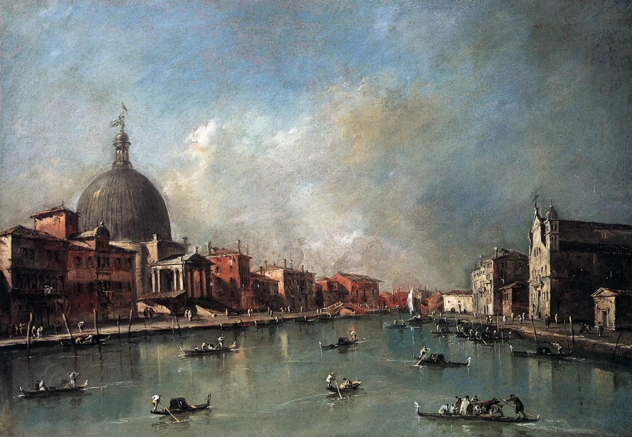 Il Canal Grande con San Simeone Piccolo - Akademie der bildenden Künste, Vienna